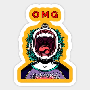 Omg omg Sticker